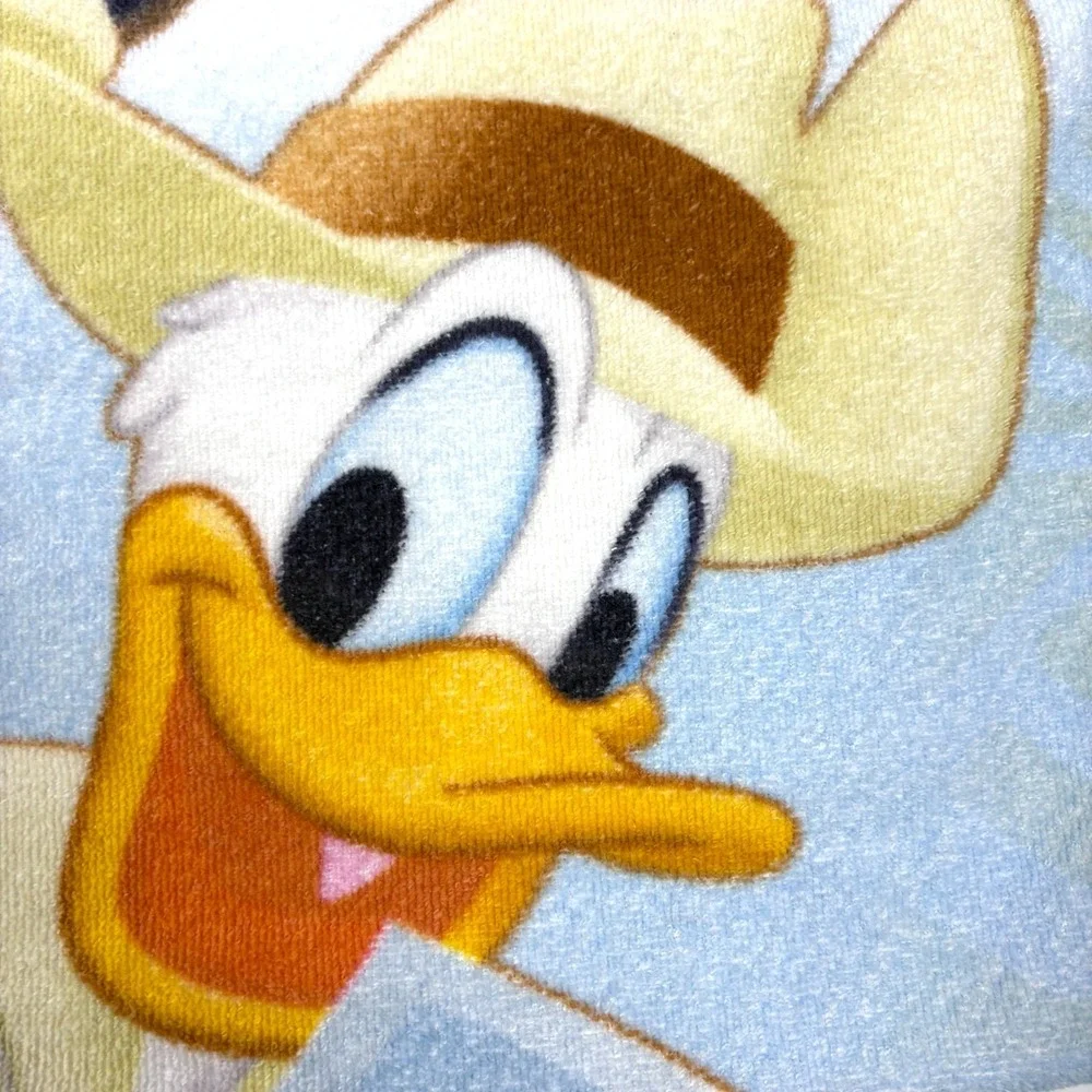 VTG Disney Parks Animal Kingdom Oversized Heavy Weight Beach Towel Fab 5 Mickey